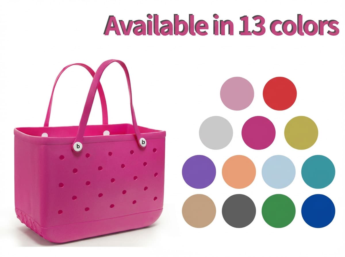 Beach tote detail - material and design